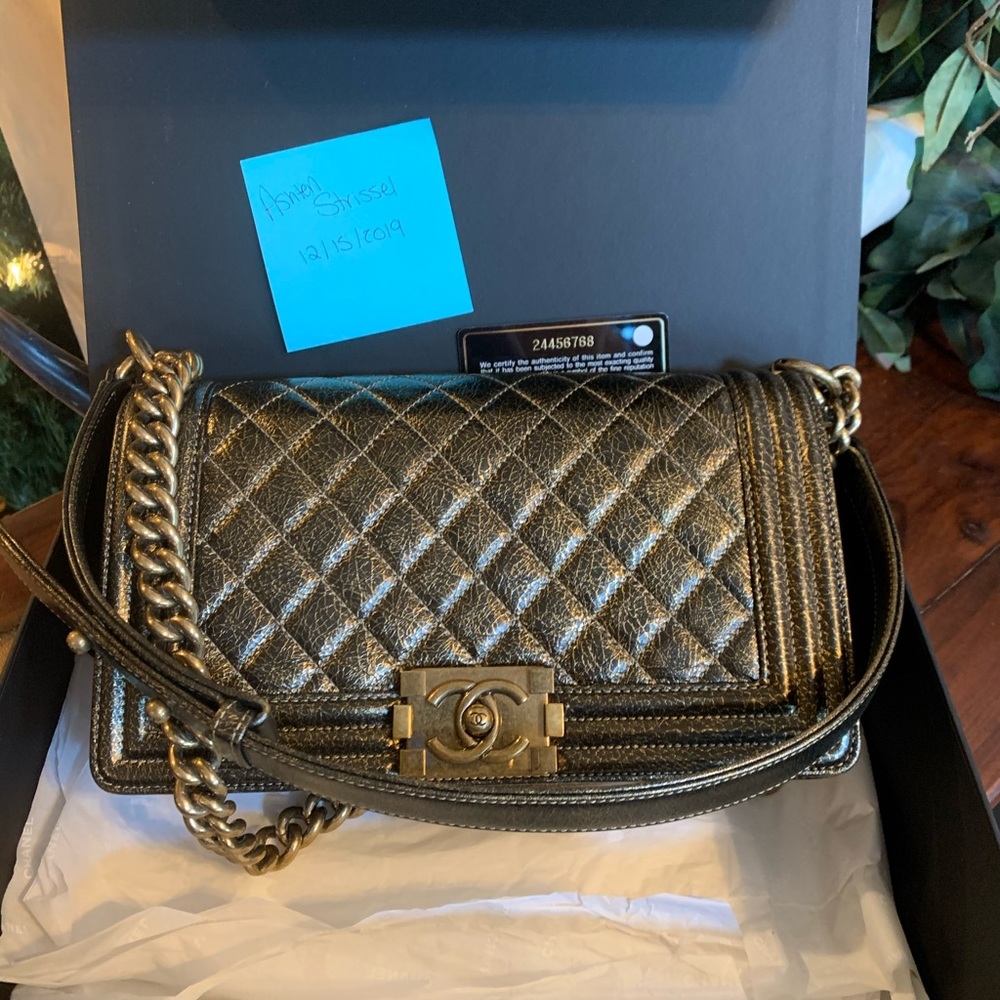 Chanel medium boy bag